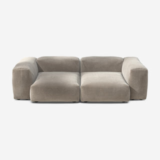 Vetsak Sofa Set 02 - Sofa - Vetsak - M - Cord Velour - Platinum - ohne Kissen