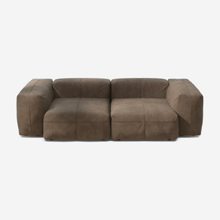 Vetsak Sofa Set 02 - Sofa - Vetsak - M - Leather - Cacao - ohne Kissen