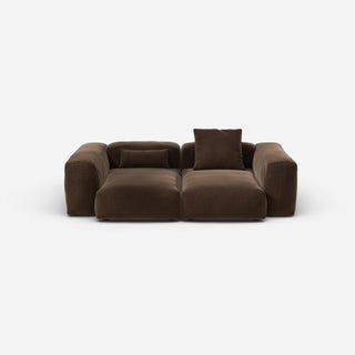 Vetsak Sofa Set 02 - Sofa - Vetsak - M - Pebble - Umber - mit Kissen