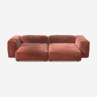 Vetsak Sofa Set 02 - Sofa - Vetsak - XL - Cord Velour - Brick - ohne Kissen
