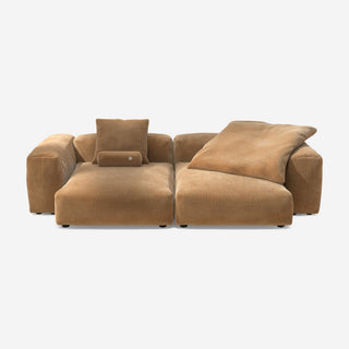 Vetsak Sofa Set 02 - Sofa - Vetsak - XL - Cord Velour - Camel - mit Kissen