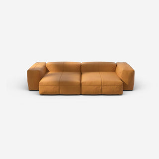 Vetsak Sofa Set 02 - Sofa - Vetsak - XL - Leather - Brown - ohne Kissen