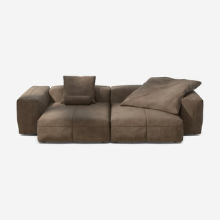 Vetsak Sofa Set 02 - Sofa - Vetsak - XL - Leather - Cacao - mit Kissen