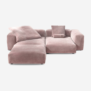 Vetsak Sofa Set 03 - Sofa - Vetsak - Cord Velour - Blossom - mit Kissen
