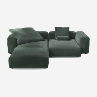 Vetsak Sofa Set 03 - Sofa - Vetsak - Cord Velour - Hunter - mit Kissen