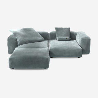 Vetsak Sofa Set 03 - Sofa - Vetsak - Cord Velour - Mint - mit Kissen