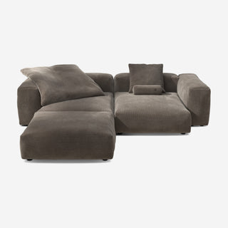 Vetsak Sofa Set 03 - Sofa - Vetsak - Cord Velour - Mocha - mit Kissen