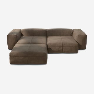 Vetsak Sofa Set 03 - Sofa - Vetsak - Leather - Cacao - ohne Kissen