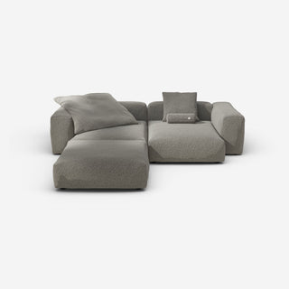 Vetsak Sofa Set 03 - Sofa - Vetsak - Pebble - Platinum - mit Kissen