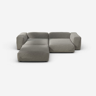 Vetsak Sofa Set 03 - Sofa - Vetsak - Pebble - Platinum - ohne Kissen