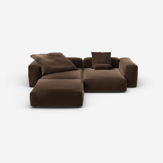 Vetsak Sofa Set 03 - Sofa - Vetsak - Pebble - Umber - mit Kissen