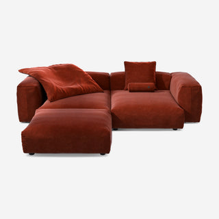 Vetsak Sofa Set 03 - Sofa - Vetsak - Suave - Saffron - mit Kissen