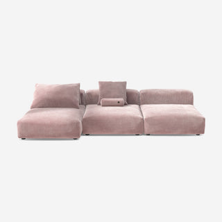 Vetsak Sofa Set 04 - Sofa - Vetsak - Cord Velour - Blossom - mit Kissen