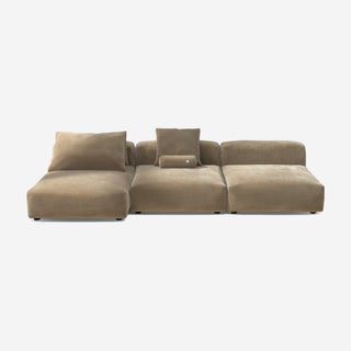 Vetsak Sofa Set 04 - Sofa - Vetsak - Cord Velour - Sand - mit Kissen