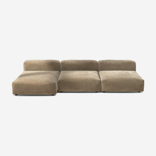 Vetsak Sofa Set 04 - Sofa - Vetsak - Cord Velour - Sand - ohne Kissen