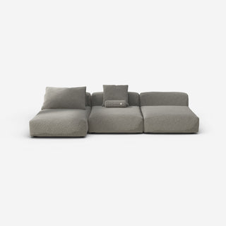 Vetsak Sofa Set 04 - Sofa - Vetsak - Pebble - Platinum - mit Kissen