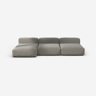 Vetsak Sofa Set 04 - Sofa - Vetsak - Pebble - Platinum - ohne Kissen