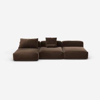 Vetsak Sofa Set 04 - Sofa - Vetsak - Pebble - Umber - mit Kissen