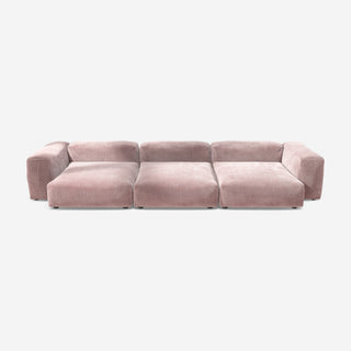 Vetsak Sofa Set 05 - Sofa - Vetsak - Cord Velour - Blossom - ohne Kissen