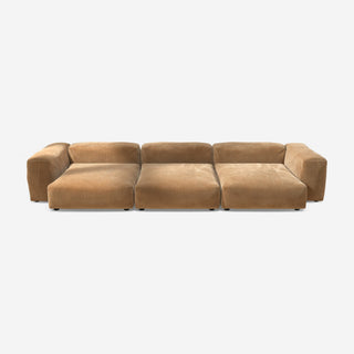 Vetsak Sofa Set 05 - Sofa - Vetsak - Cord Velour - Camel - ohne Kissen