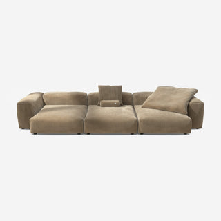 Vetsak Sofa Set 05 - Sofa - Vetsak - Cord Velour - Sand - mit Kissen