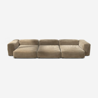 Vetsak Sofa Set 05 - Sofa - Vetsak - Cord Velour - Sand - ohne Kissen