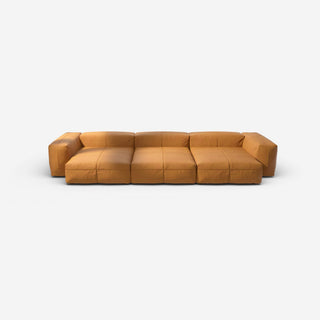 Vetsak Sofa Set 05 - Sofa - Vetsak - Leather - Brown - ohne Kissen