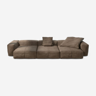 Vetsak Sofa Set 05 - Sofa - Vetsak - Leather - Cacao - mit Kissen