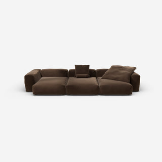 Vetsak Sofa Set 05 - Sofa - Vetsak - Pebble - Umber - mit Kissen