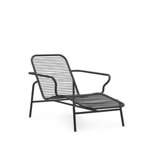 Vig Liegestuhl - outdoor Sonnenliege - Normann Copenhagen - Black -