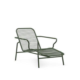 Vig Liegestuhl - outdoor Sonnenliege - Normann Copenhagen - Dark Green -